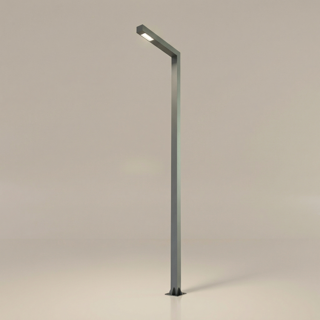 Amsterdam CRI 80 IP65 IK10 Aluminum Pole Type LED Lighting Fixture