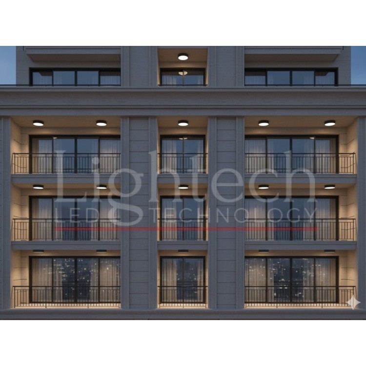 KOLEGA IP65 14W – 20W IP65 Polikarbon Difüzör Balkon Tavan Aydınlatma