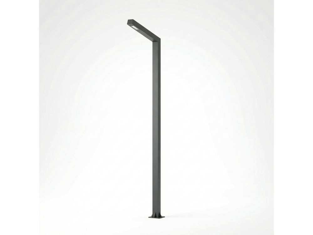 Lyon CRI 80 IP65 IK10 Alüminyum/Galvaniz Çelik Direk Tipi LED Aydınlatma Armatürü