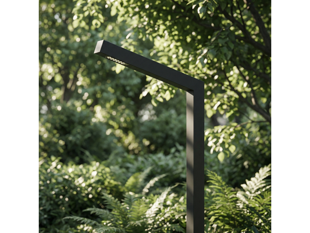 Lyon CRI 80 IP65 IK10 Alüminyum/Galvaniz Çelik Direk Tipi LED Aydınlatma Armatürü