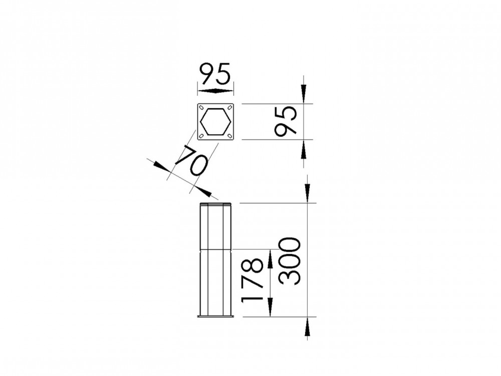 Miamur 5W 7W IP65 Aluminum Tempered Glass Bollard LED Luminaire