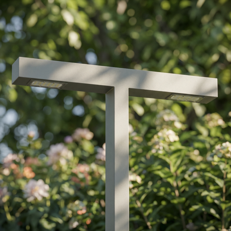 Rotterdam CRI 80 IP65 IK10 Pole Type LED Lighting Fixture