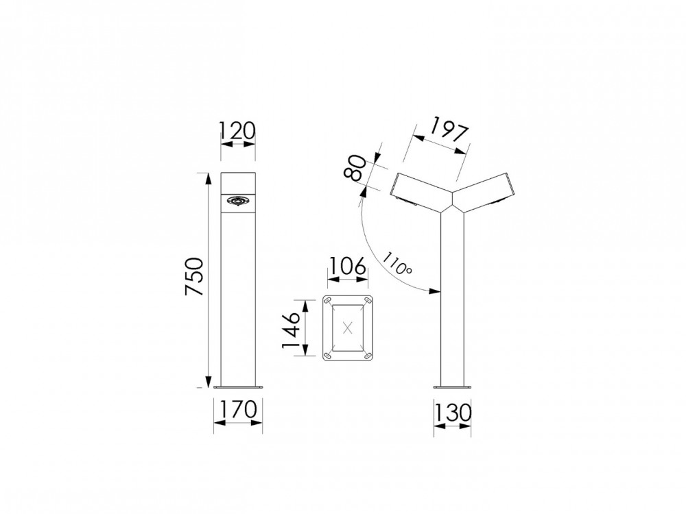 Sydney 15W – 30W IP67 Alüminyum Bollard LED Bahçe ve Yürüyüş Yolu Aydınlatma Armatürü