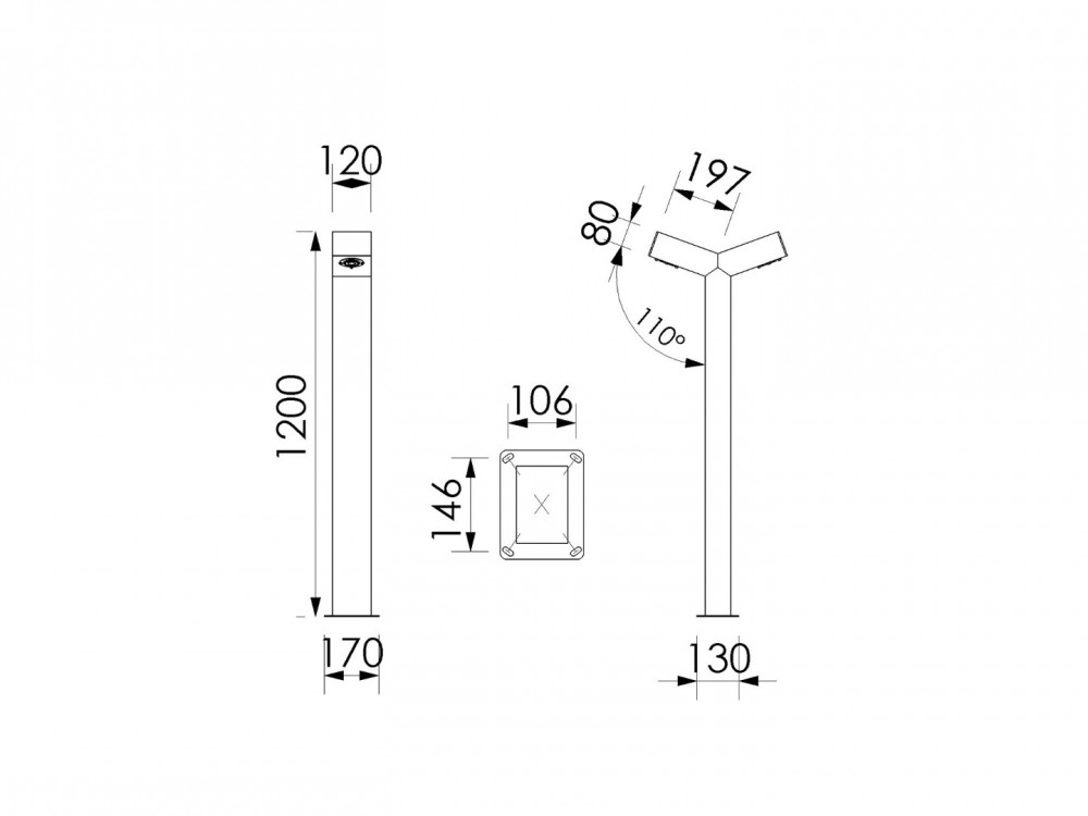 Sydney 15W – 30W IP67 Alüminyum Bollard LED Bahçe ve Yürüyüş Yolu Aydınlatma Armatürü