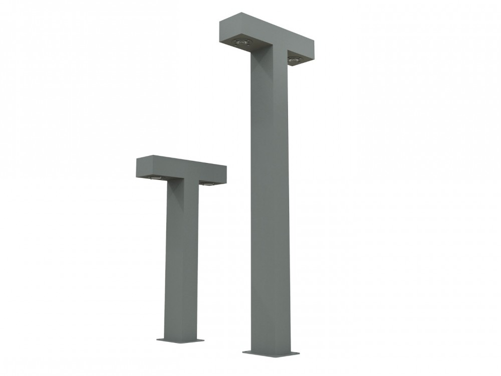 Tulsa 15W – 30W IP67 Alüminyum LED Bollard Bahçe Aydınlatma Armatürü