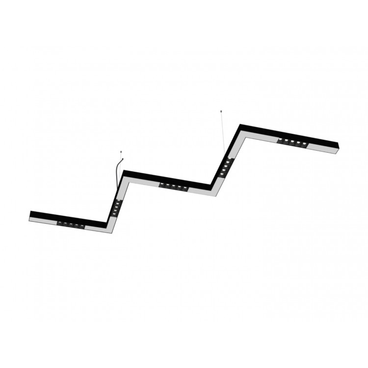 Liro 65W CRI 80 Anti Glare Alüminyum Gövde IP20 Lineer LED Armatür