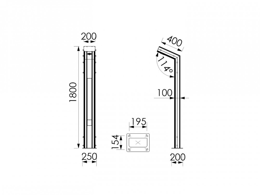 Madrid 15W – 30W IP67 Alüminyum LED Bollard Bahçe ve Yürüyüş Yolu Aydınlatma Armatürü