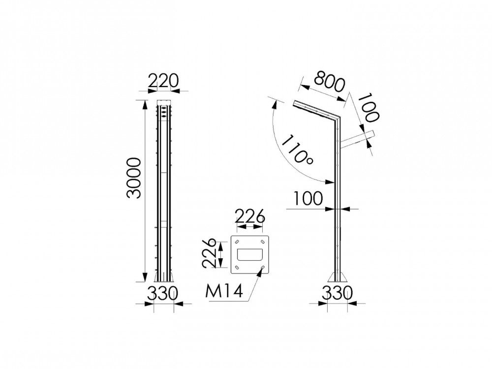 Santorini 15W – 150W CRI 80 IP67 Die-Cast Aluminum LED Lighting Fixture