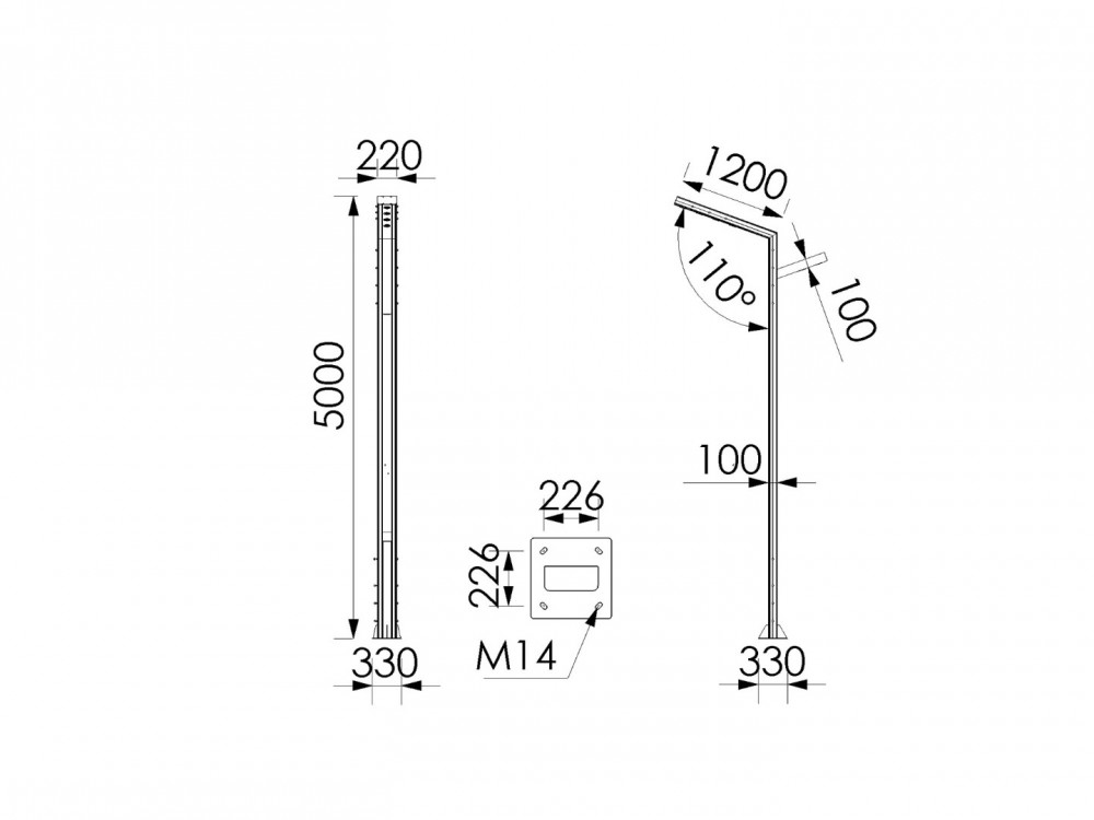 Santorini 15W – 150W CRI 80 IP67 Die-Cast Aluminum LED Lighting Fixture