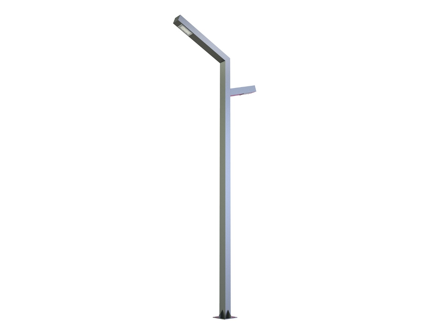 Thessaloniki CRI 80 IP65 IK10 aluminum galvanized steel pole type LED lighting fixture