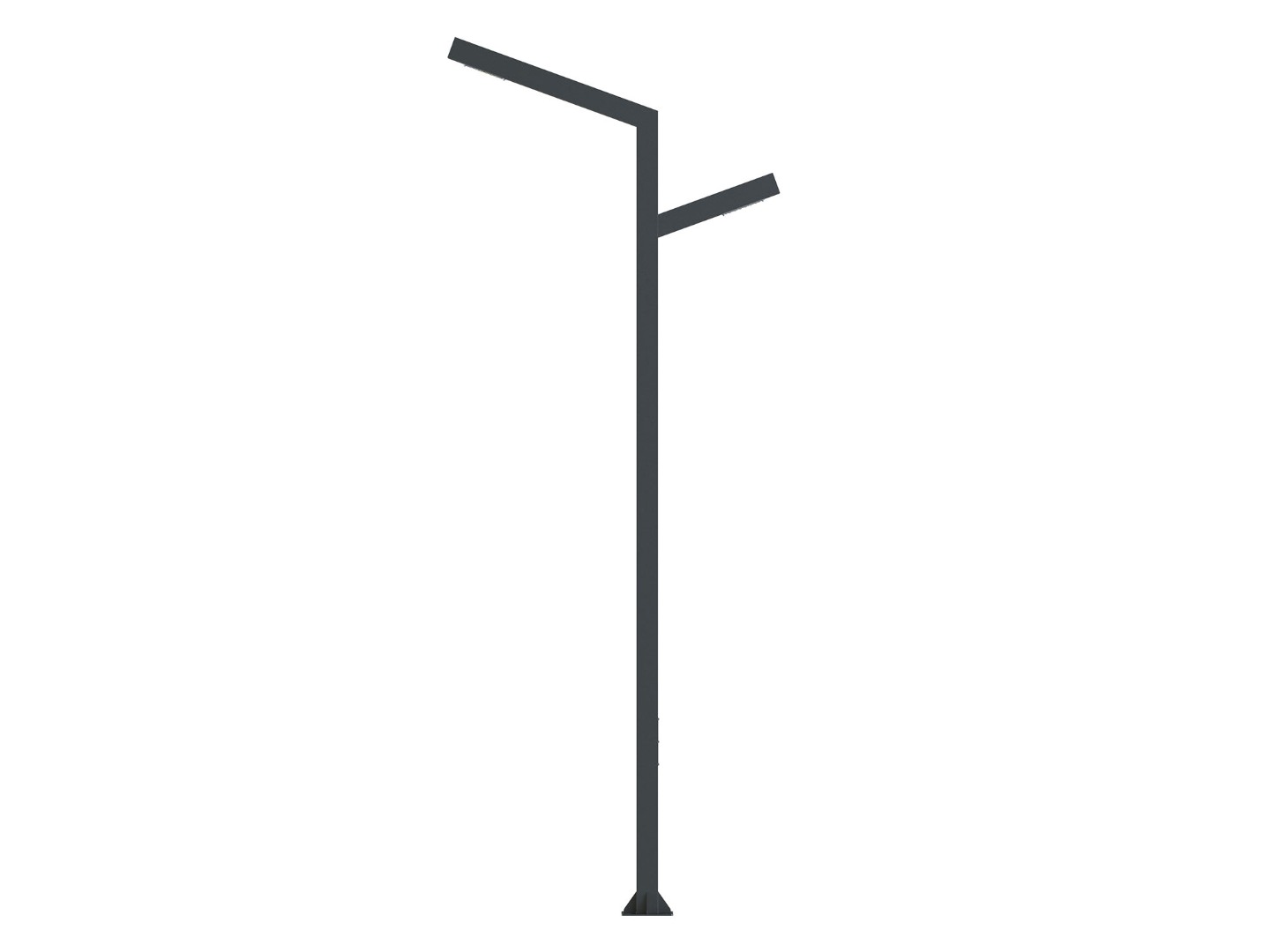 Thessaloniki CRI 80 IP65 IK10 aluminum galvanized steel pole type LED lighting fixture