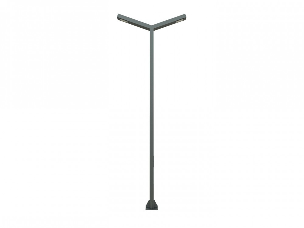 Vienna CRI 80 IP66 IK10 Aluminum Galvanized Steel Pole Type LED Lighting Fixture