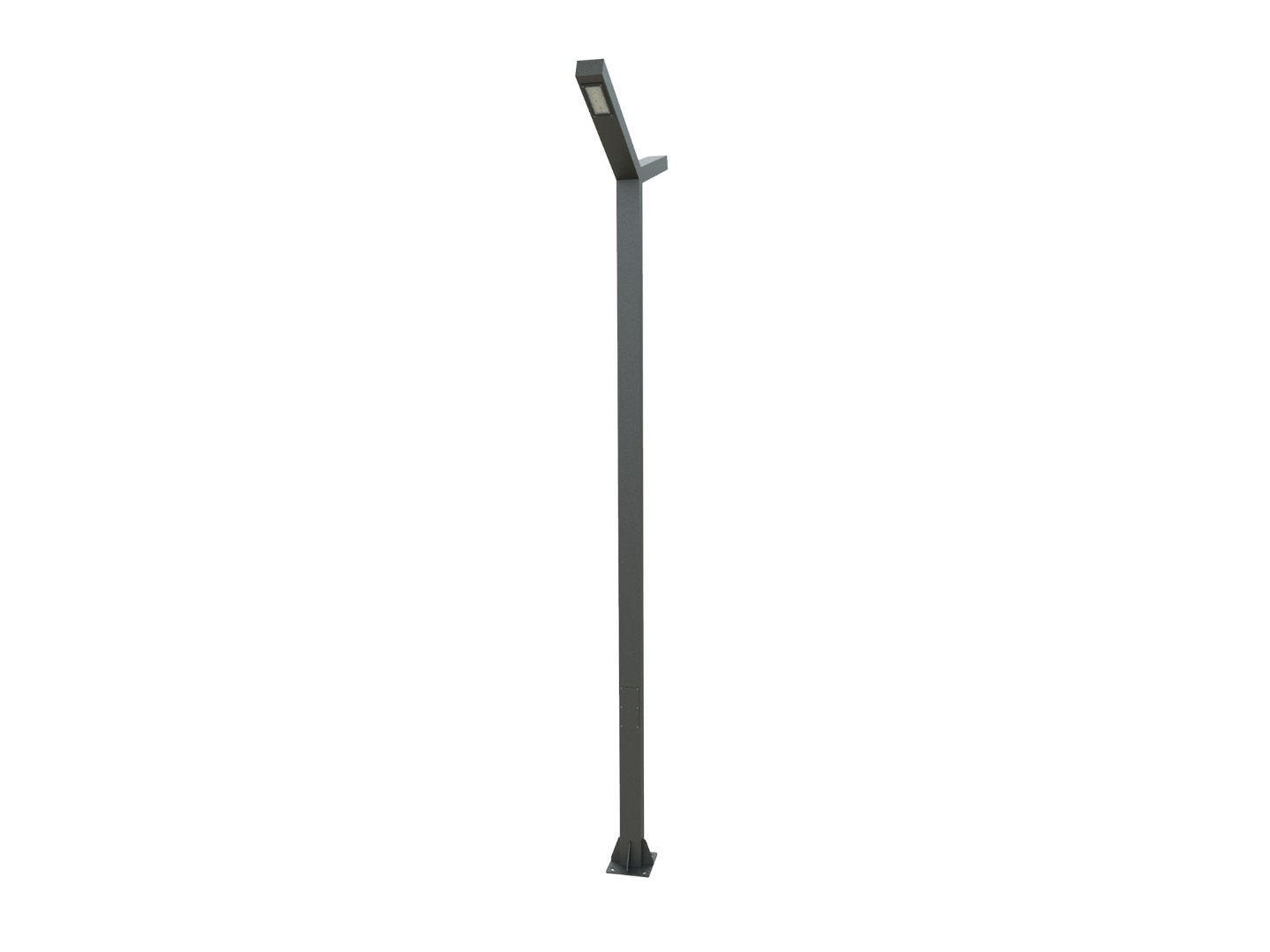 Vienna CRI 80 IP66 IK10 Aluminum Galvanized Steel Pole Type LED Lighting Fixture