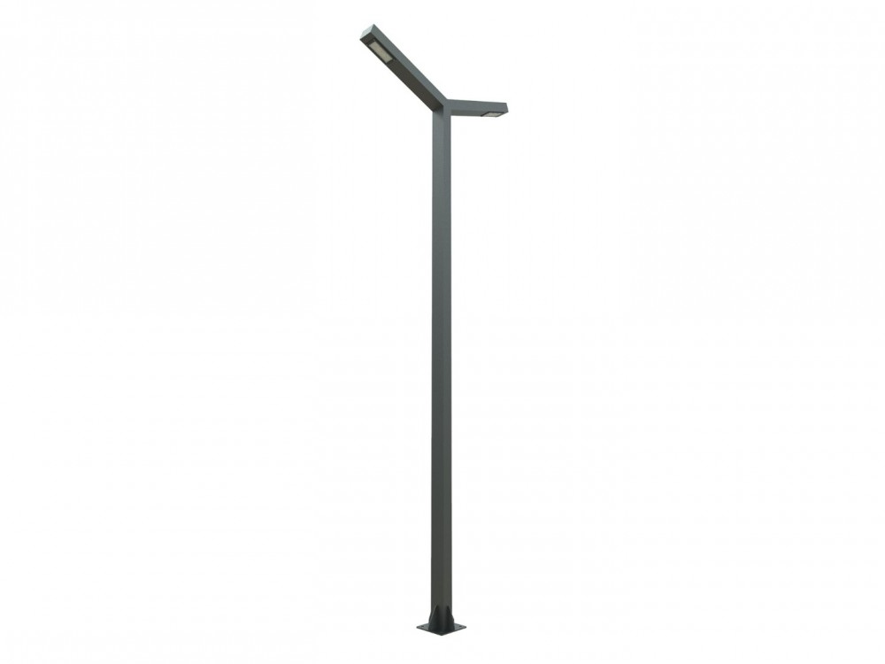 Vienna CRI 80 IP66 IK10 Aluminum Galvanized Steel Pole Type LED Lighting Fixture
