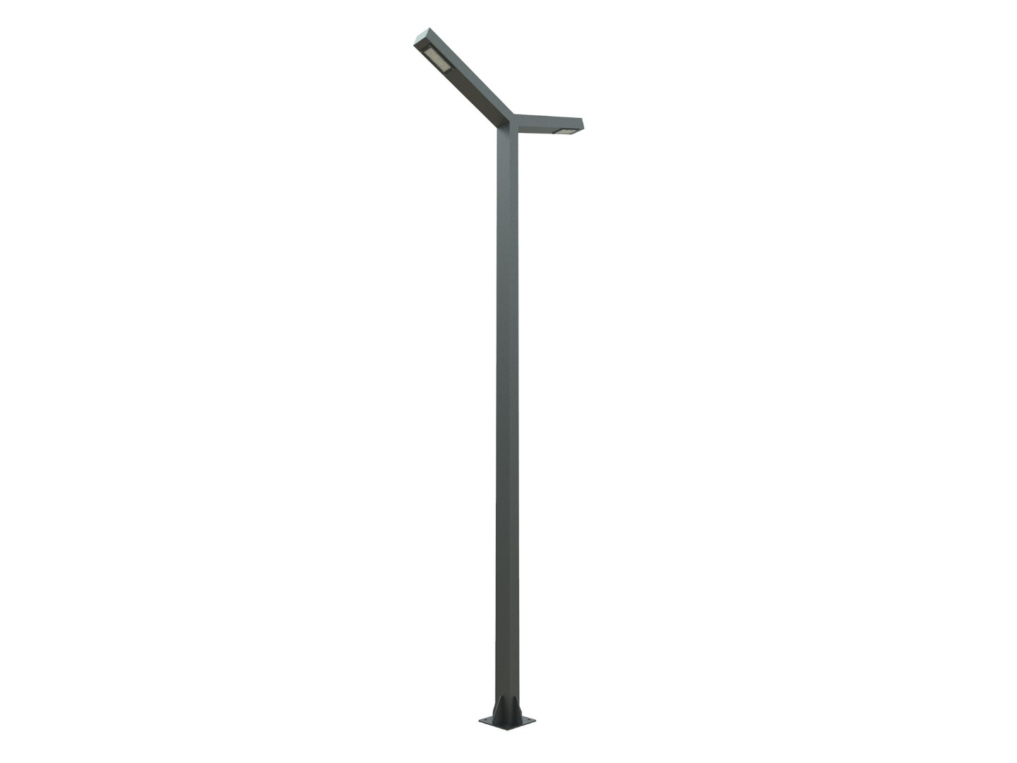 Vienna CRI 80 IP66 IK10 Aluminum Galvanized Steel Pole Type LED Lighting Fixture