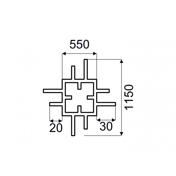 Ivela 140W CRI 80 Anti Glare Alüminyum Gövde IP20 Lineer LED Armatür