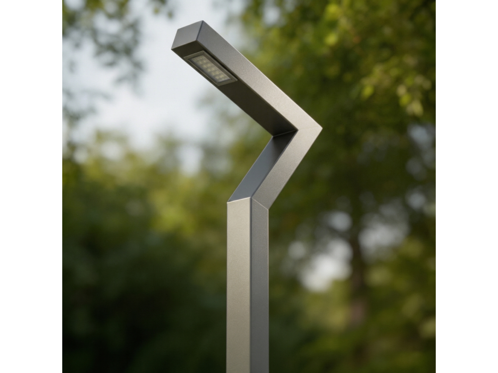 Berlin pole type CRI 80 IP65 IK10 aluminum galvanized steel LED lighting fixture